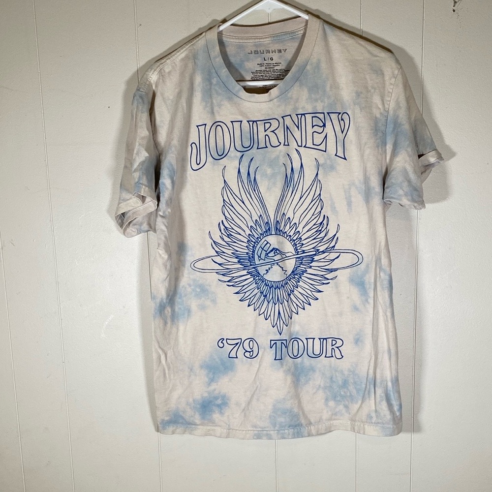 Retro Journey ‘79 Tour t-shirt size large unisex tie‎ dye